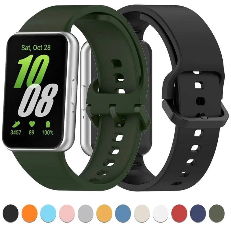 Official Silicone Strap For Fit 3 Sports Band Adjustable Wristband For Fit 3 Smartwatch Accessory