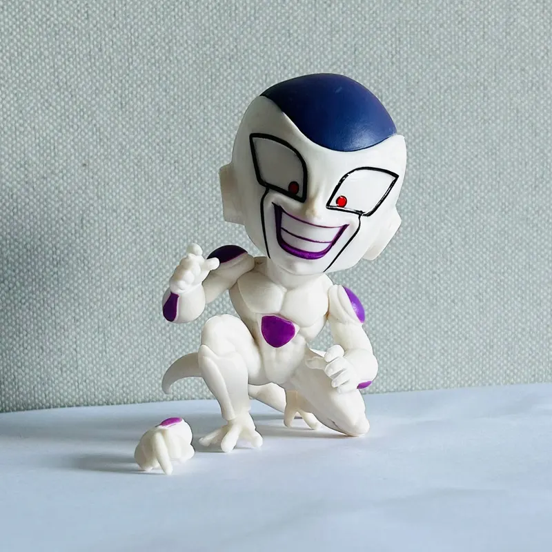 NEW! Dragon Ball Z Anime Figure Son Goku Frieza Freeza Buu Cell Kawaii Action Figurine Model Ornament Dolls Toys Xmas 9CM