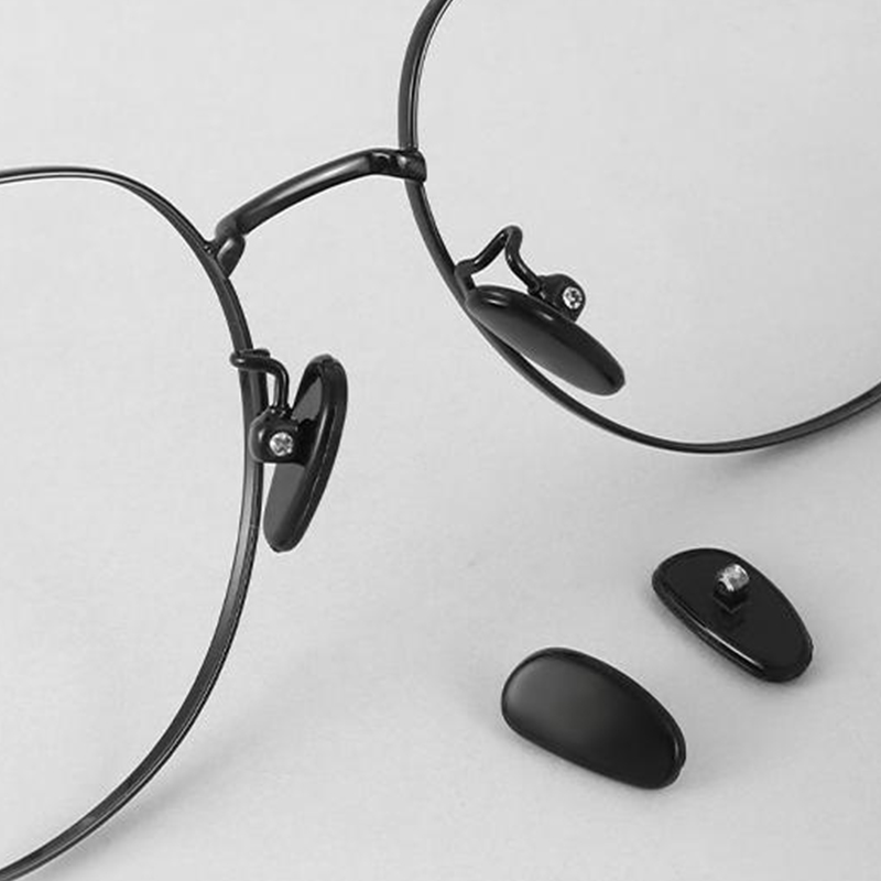 5 Pairs Durable Anti Slip Hypoallergenic Silicone Nose Pads For Eyeglasses Sunglass Eyewear Titanium Frame Nose Pad