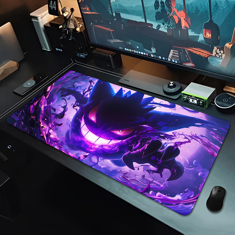 XXL Anime Gaming Mouse Pad, Large Non-Slip Desk Mat, Lock Edge Speed Mousepad for Gamer E-Sports