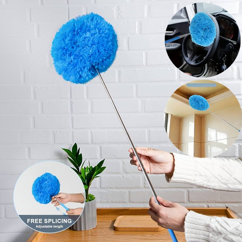 Multifunctional Ceiling Fan Cleaner Dusters Brush For Car Ceiling Home Cleaning Reusable Long-Handled Household Cleaning Tools