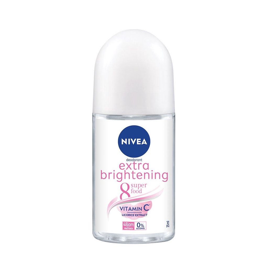 Nivea Extra Whitening/Bright Pore Minimizer Antiperspirant Deodorant Roll-On 50Ml
