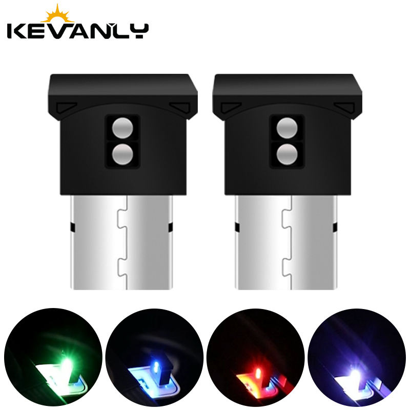 Mini USB LED Night Light Car Light Auto Interior Atmosphere Light for Plug Lamp Small Book Lamp LED Eye Protection Reading Light