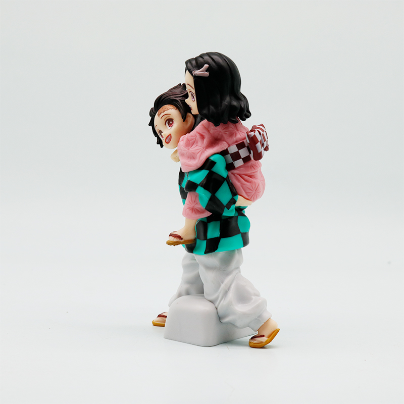 Hot BANDAI Ichiban Kuji Demon Slayer Tanjirou Nezuko Muichirou Immortal Bond Action Figure Toys For Boys Girls Model