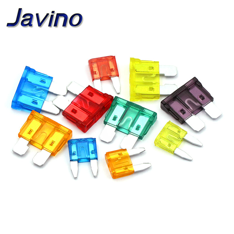 10Pcs Auto Clip Fuse Assortment Standard Mini Small 2A-30A Amp Fuse Kit for Car Truck Medium Vehicle Circuit Overload Protection