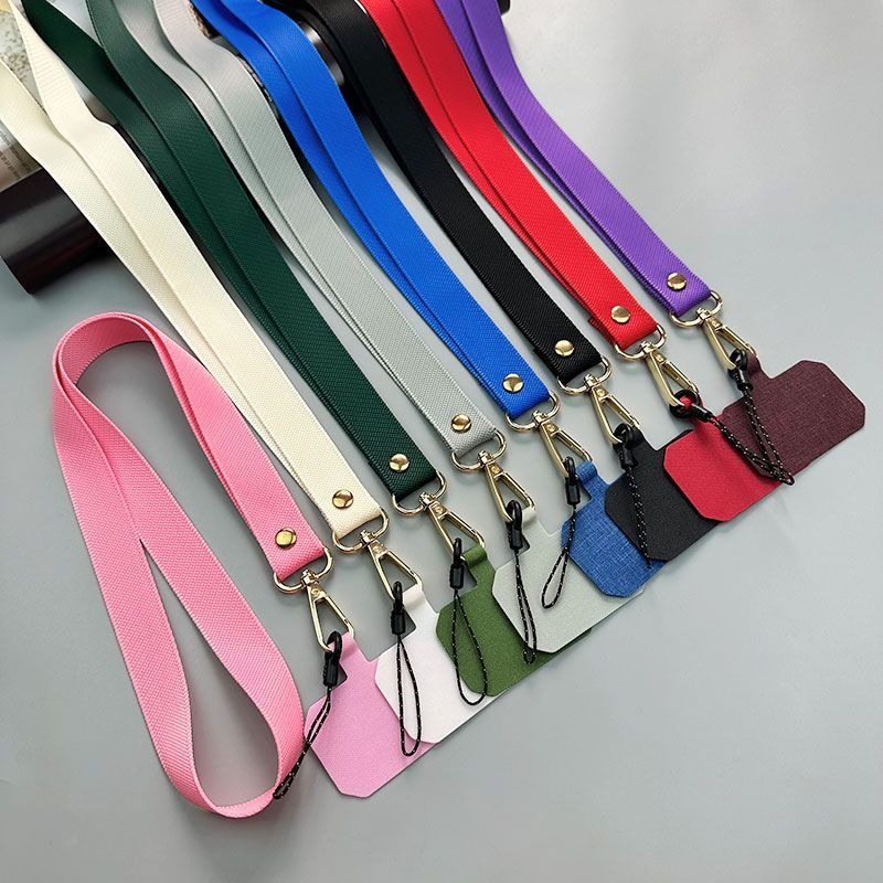 Fashionable Long Neck Mobile Phone Lanyard Durable Wide Version Versatile Strong Pendant Outdoor Simple Design