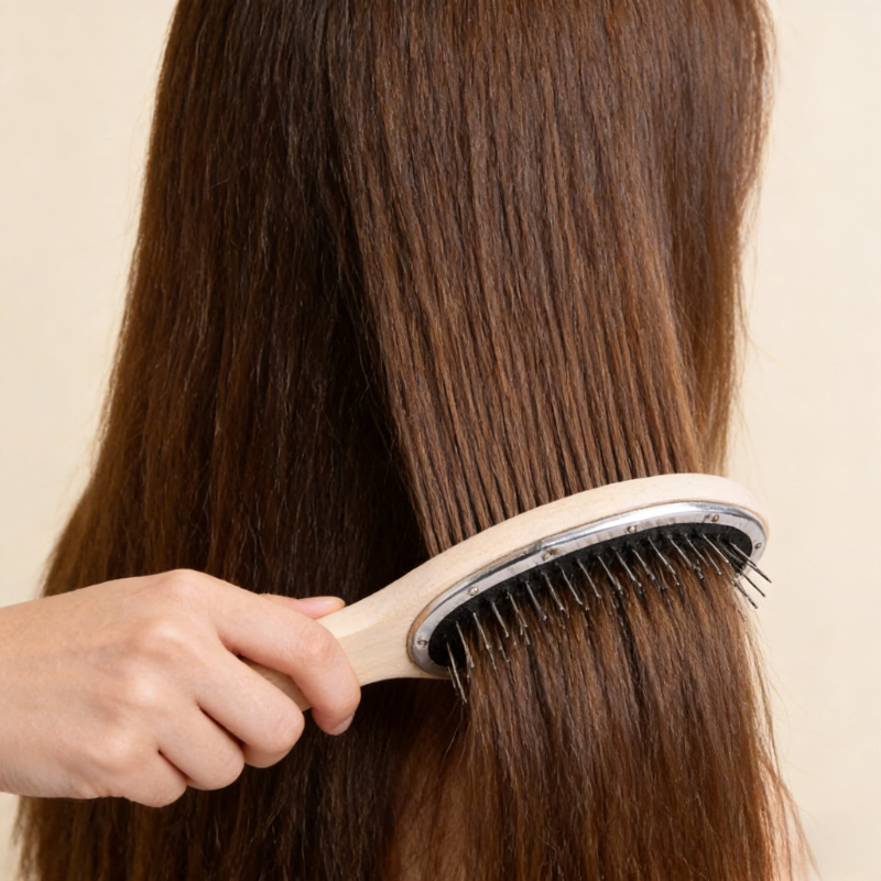 1pc Professional Brush For Wig Anti Static Steel Comb for Tangle Hair Training Salon Tools