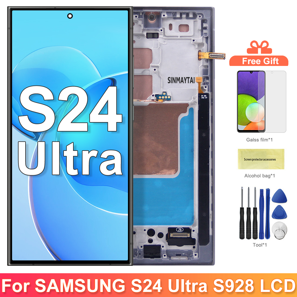 TFT Tested For Samsung S24 Ultra S928B S928U S928W S928E LCD Display Touch Screen Digitizer Assembly Replacement Parts