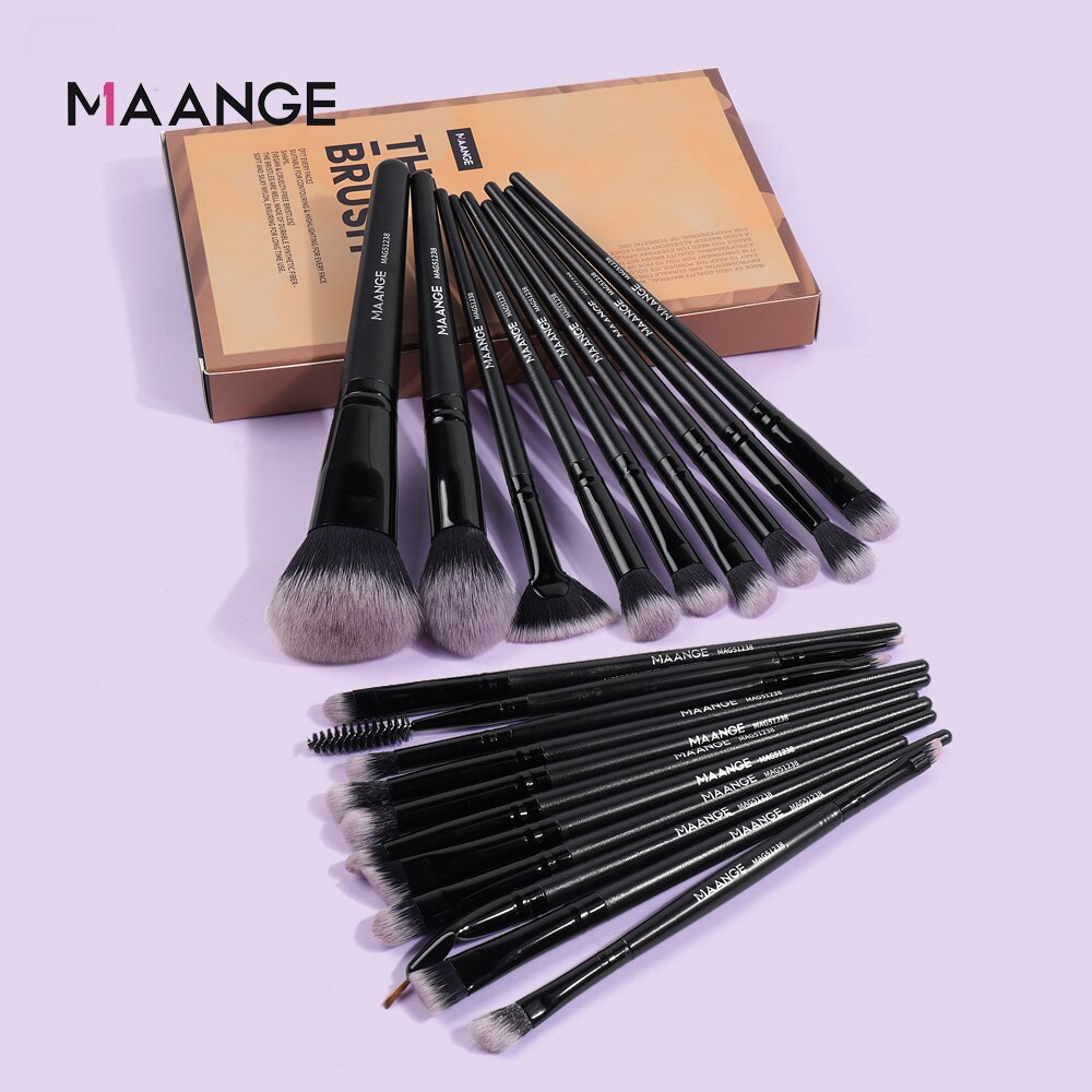 20 Pieces Box Makeup Brushes Kit Beauty Tool Professional Makeup Foundation Eyeshadow Powder Brushes Set For Women