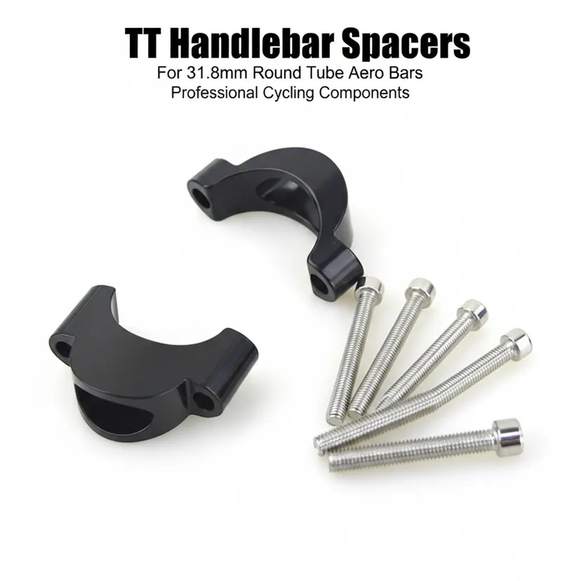 【M】For TT Handlebar Parts 31.8MM 10/20MM New Road Bicycle Riser Spacer Clamp Aluminum Rest Bar Rising Spacer Plate Alloy