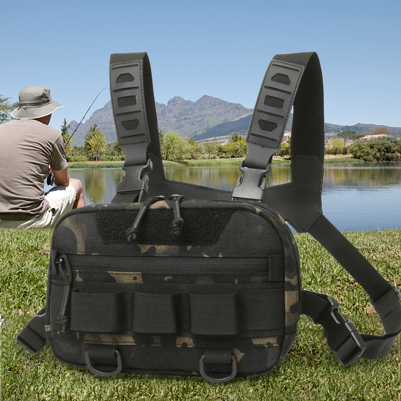 Fishing Chest Bag Men's Bags Waterproof Climbing Camping Backpacks Outdoor Travel Vest Backpack Fanny Pack Cycling Sack
