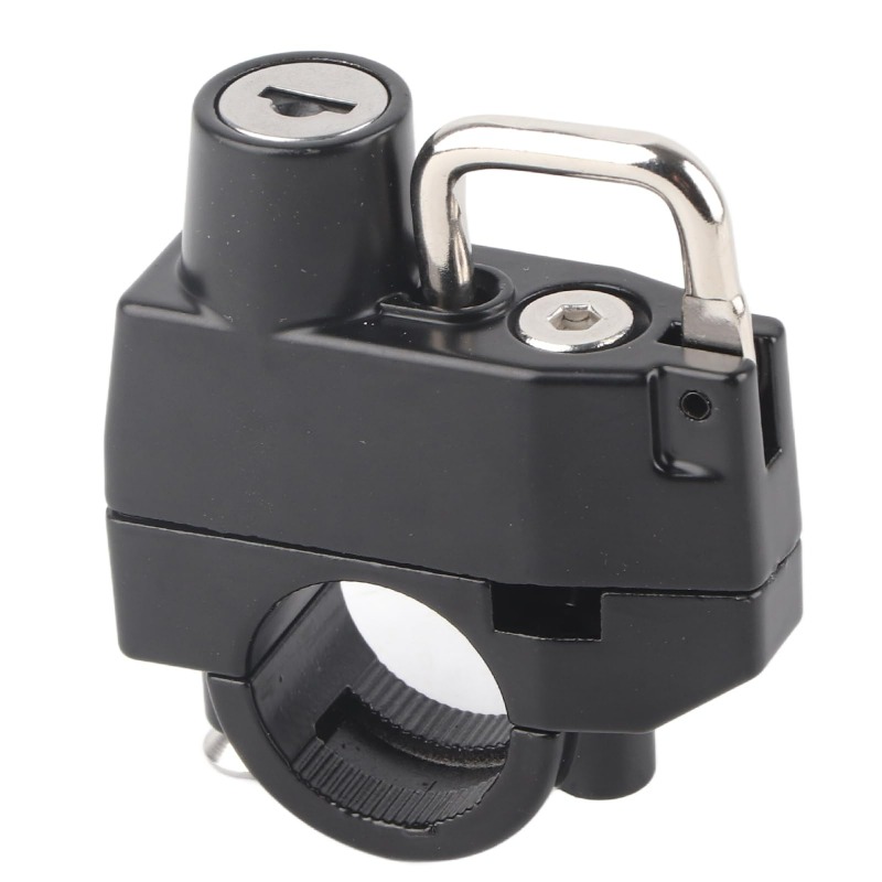 New for Helmet Lock Anti-theft Locker Locking Device Rustproof Fine Workmanship Compact Size Convenience Motorcycle Supplies