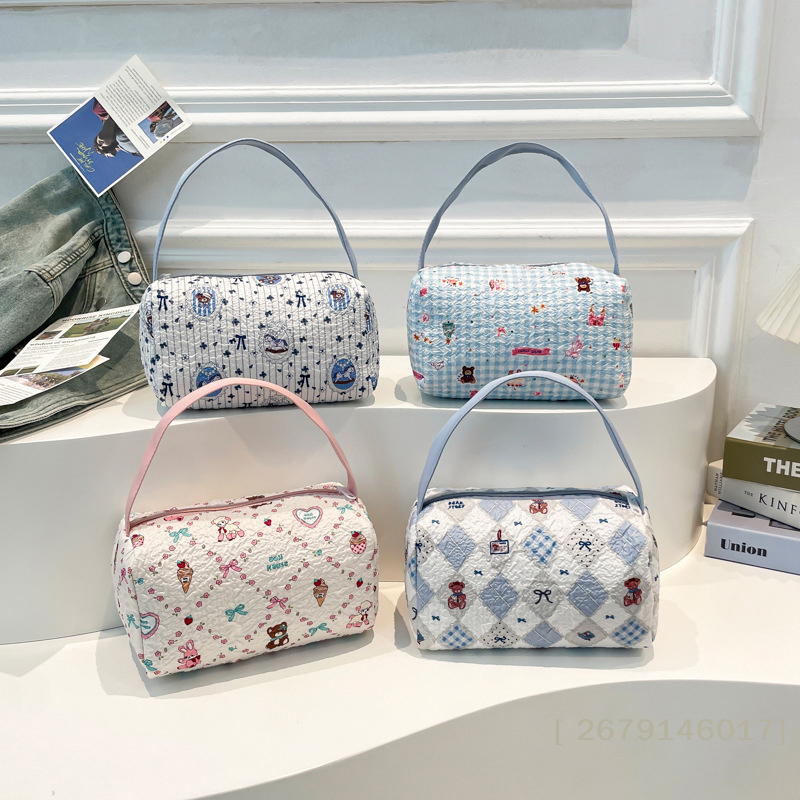 【YY26】Fashion Cartoon Cosmetic Travel Organizer Casual Makeup Wash Bags Large Capacity Portable Tote s