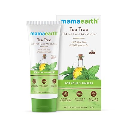 Mamaearth Tea Tree Oil-Free Face Moisturizer 80 gm