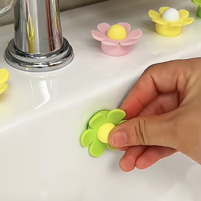 1pcs Durable Silicone Sink Overflow Hole Plug, Prevents Water Overflow and Clogging, Suitable for Kitchen and Bathroom Basins