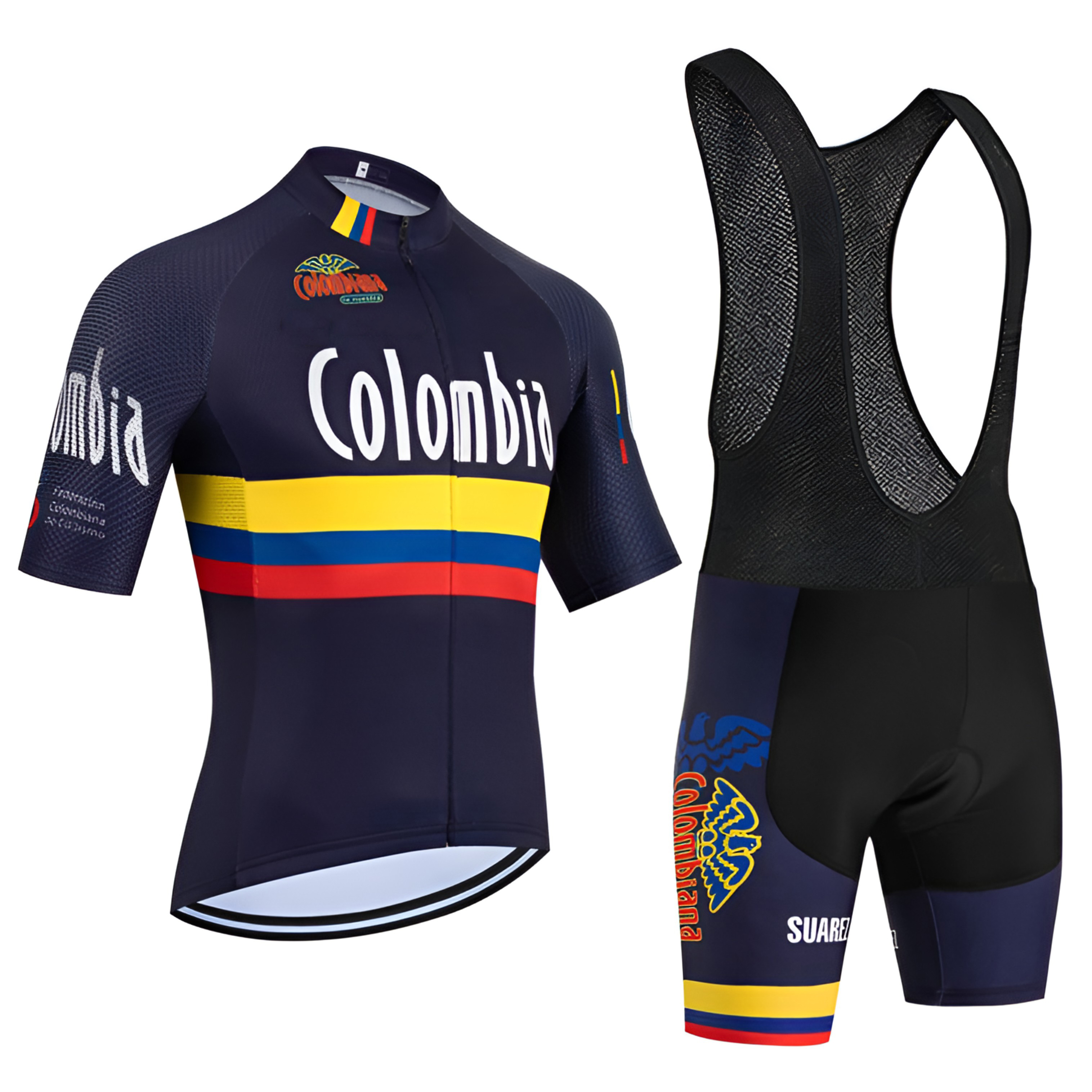 Colombia Mountain Bike Jerseys for Men's Bicycle Clothes Bi Cycle Jersey Men Clothing Men's Sportswear Set Tricuta Cycling Man