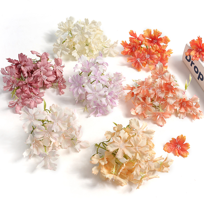 10/20Pcs Artificial Bouquet 10cm Fake Daisy Flower for Wedding Home Decoration DIY Wreath Craft Garland Accessories