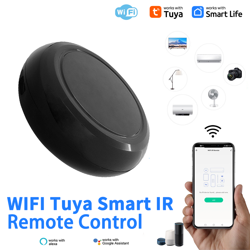 Tuya WiFi IR Remote Control APP Remote Control for TV AC Work with Home Yandex SmartLife Alexa