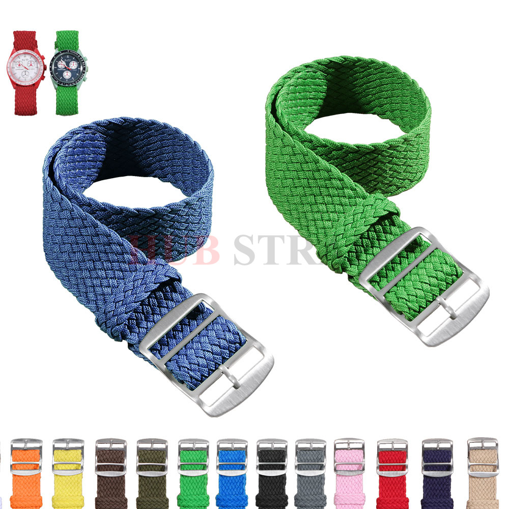 Nylon Woven Canvas 14mm 16mm 18mm 20mm 22mm Watch Band for Rolex Strap Watchband Men Women for Omega Sport Bracelet Accessories