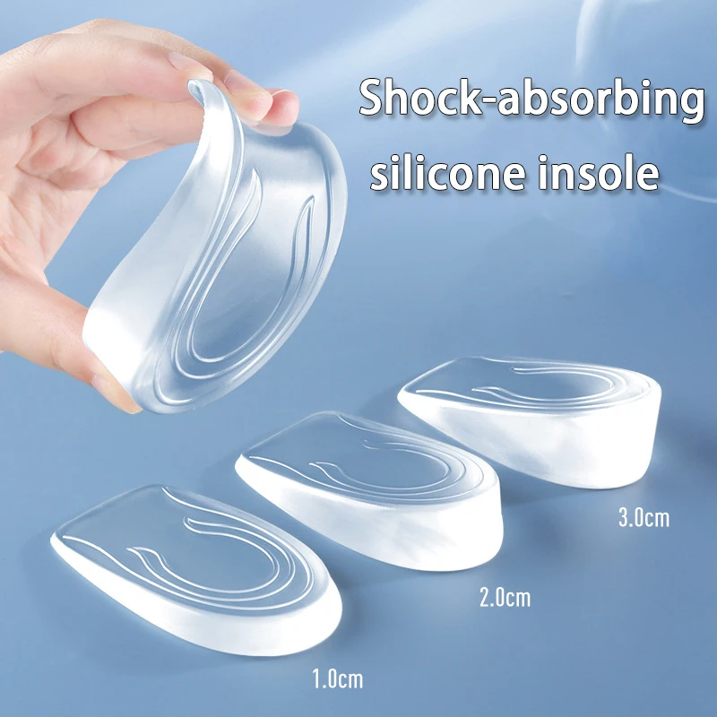Height increase insoles Men's and Women's Sports Shock Absorbing Insole Breathable Comfort Shoe Pads 2Pcs/4Pcs