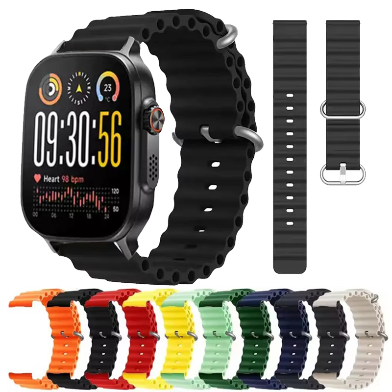 Ocean Strap For Watch 5 Sports Silicone Bracelet Band For Watch 2 2 Pro/3 3 Pro/S2/S S Pro Accessories Watchbands