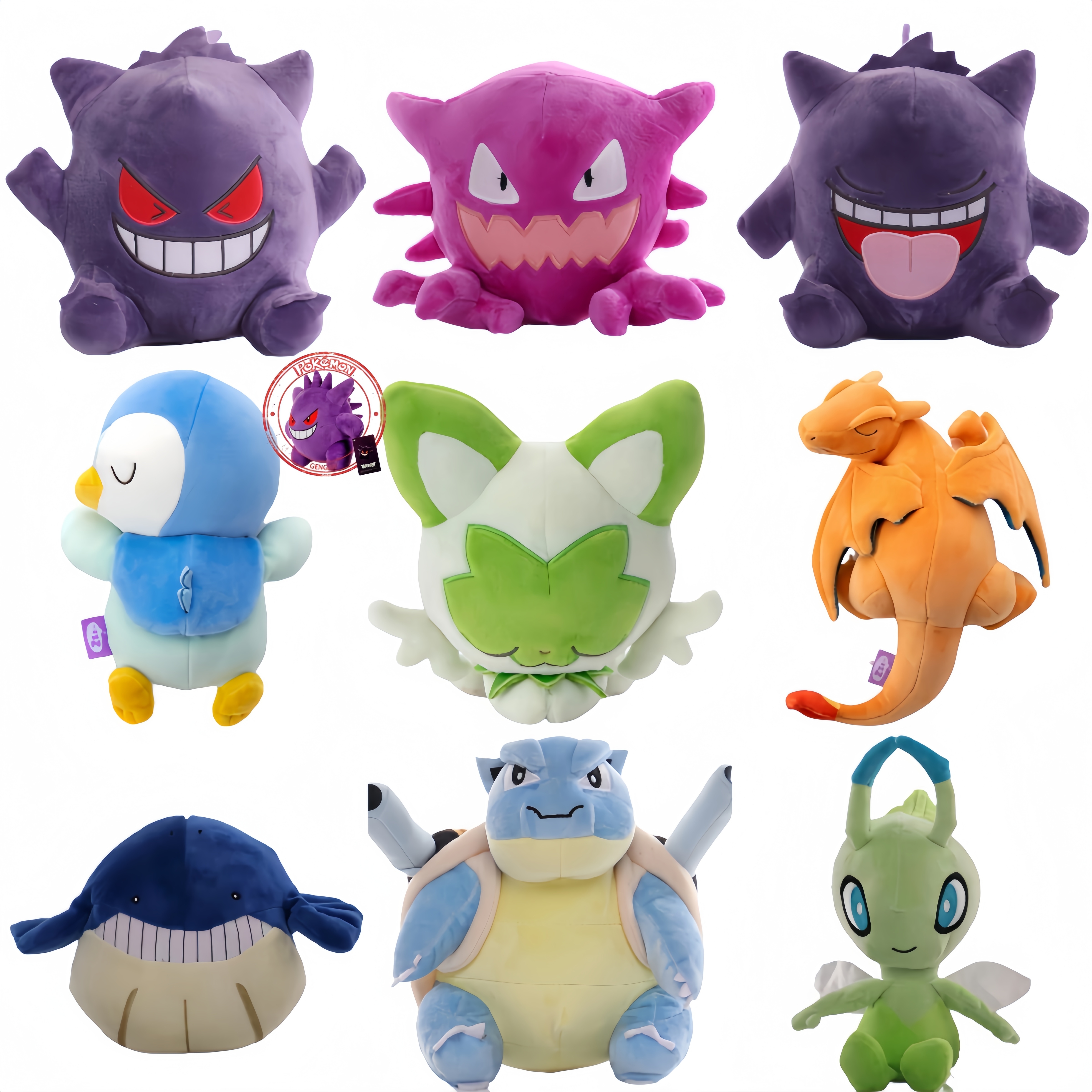 70 Styles Pokemon Pikachu Plush Raichu Gengar Blastoise Cubone Jirachi Sprigatito Charizard Sylveon Peluche Toys Xmas Kid