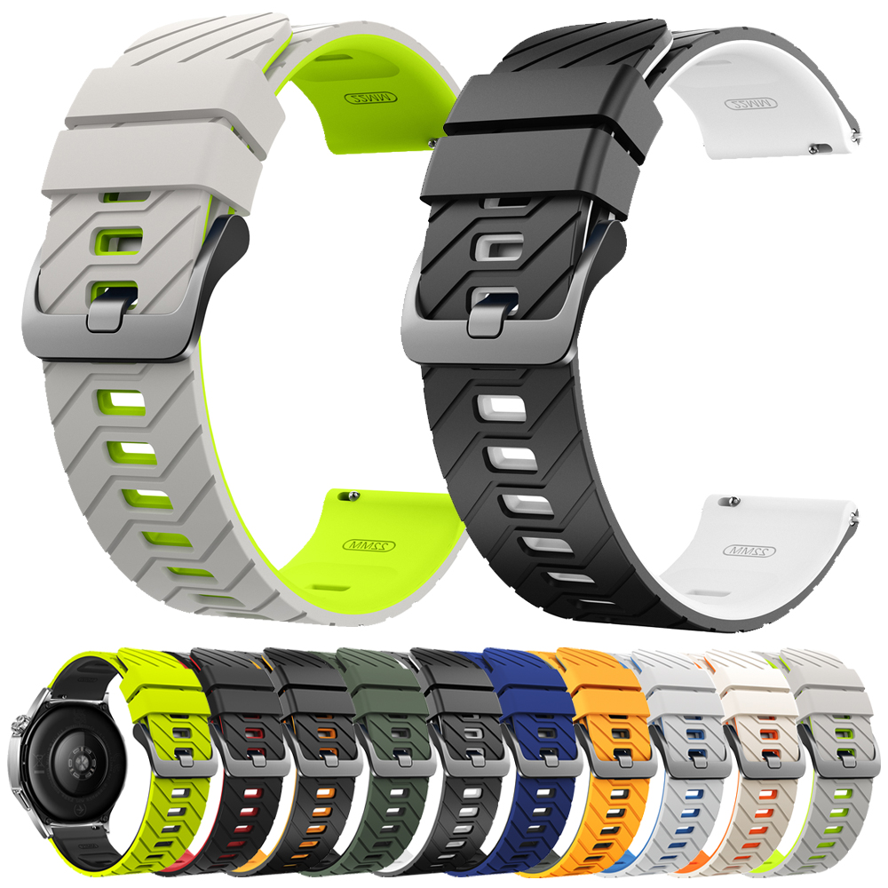 22mm Silicone Watch Strap for Watch GT/GT2 Pro Band Quick Release Bracelet for Watch GT4/GT3 SmartWatch WatchBand
