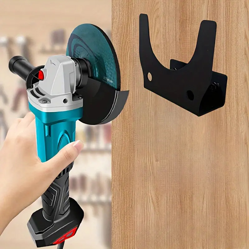 1PC electric tool hook wall-mounted hook angle grinder storage bracket garage tool storage bracket