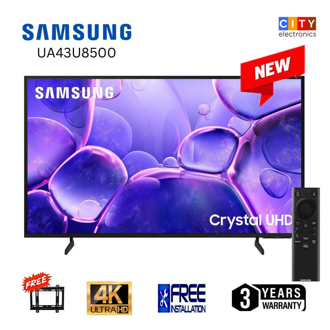 Samsung 43 inch UHD 4K Smart TV UA43U8500FRSHE