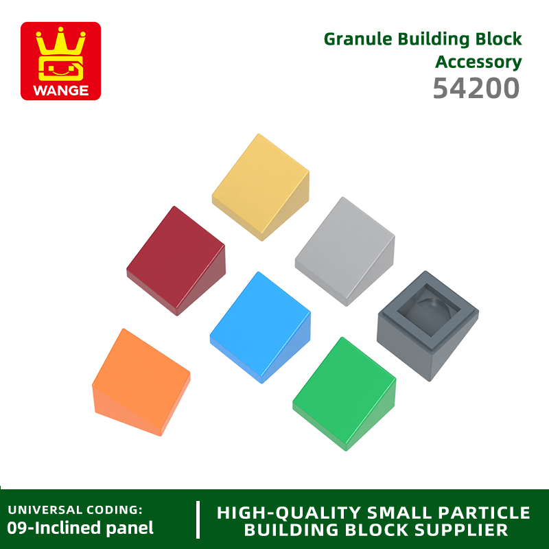 Wange 543Pcs/Lot 54200 1x1 Slope Building Blocks Inclined Panel Bricks DIY Compatible with All Brand Toys For Children Box
