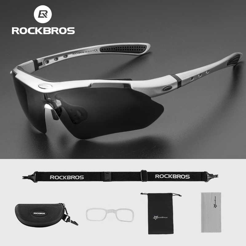 ROCKBROS Child Photochromic Sunglasses Bicycle Eyewear UV400 Kids Bike Goggles Protection Classic Windproof Outdoor Glasses