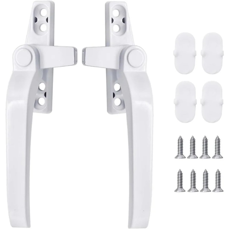 2pcs for Double Glazing Door Turning Aluminum Alloy Window Handle with Locks Universal Door Handle Key Locking