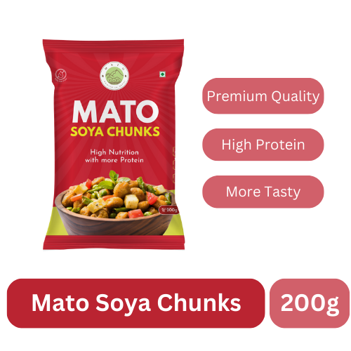 Mato Soya Chunk 200g ( Soyabean Chunks , Soyabean Maseura or Soyabean Masyaura ) - image 1