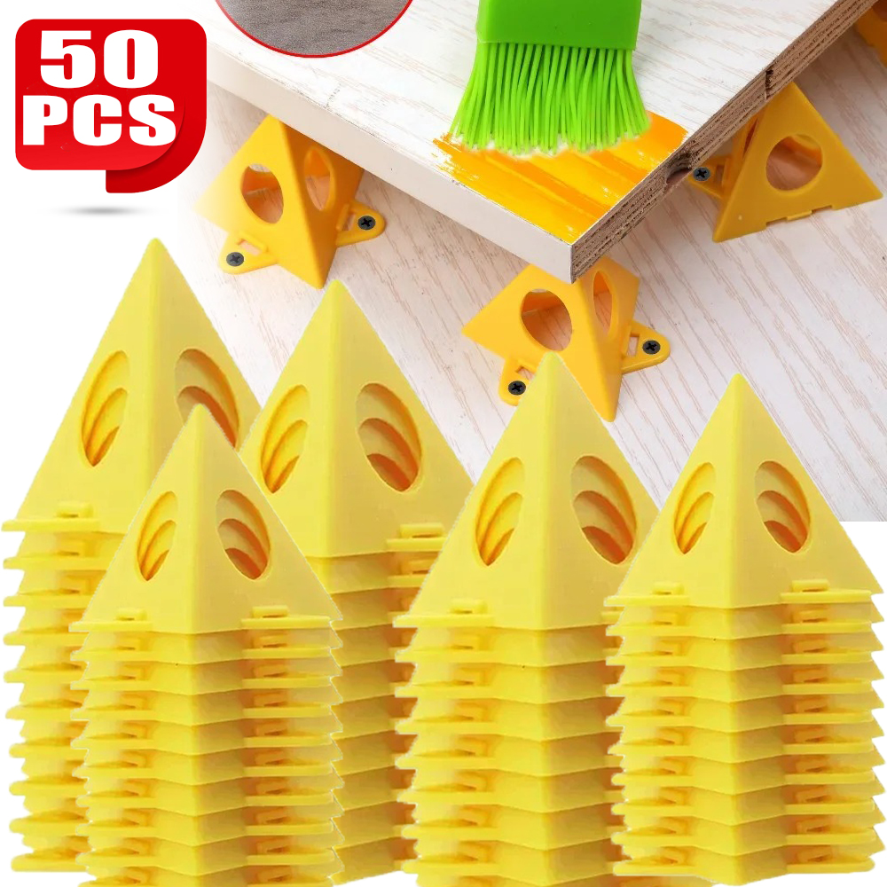 10PCS Mini Cone Paint Pyramid Stands Triangle Support Frame Woodworking Tripod Spray Painting Brackets Block Auxiliary Tools