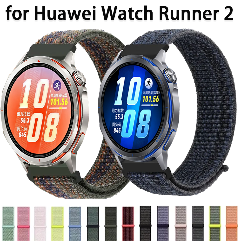 20mm/22mm Alpine Nylon Loop Strap For Watch 5/4 GT6-5-4 46mm Sports Bracelet band For GTR/Balance 2/Bip 6-5 Belt
