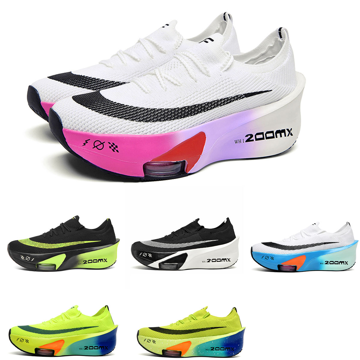 Men's Sports Shoes, Comfortable Air Cushion Running Shoes, Breathable Lightweight Non-Slip Walking Shoes, Wide-Toe