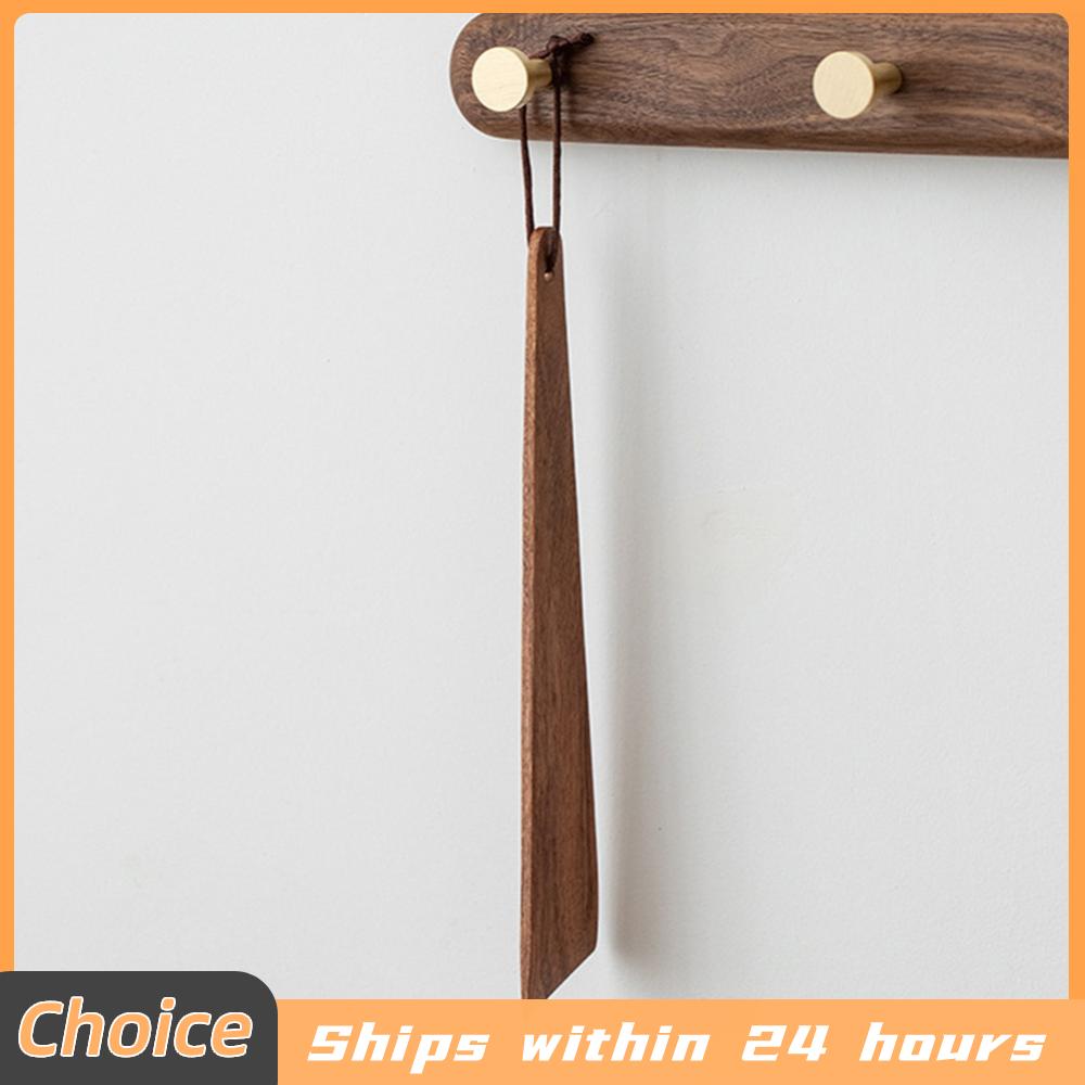 Oil Resistivity Wooden Shovel No Stick Utensils Scraper High Temperature Resistance Spoon Shovel for Camping BBQ for Outdoor