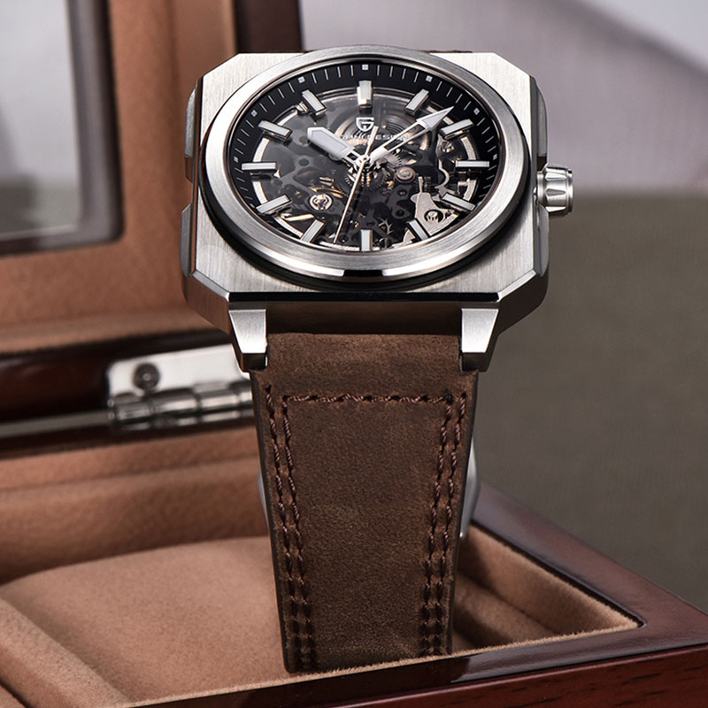 PAGANI DESIGN New 40MM Luxury Men's Mechanical Watch Stainless Steel Sapphire Automatic Watch 100M Waterproof Clock