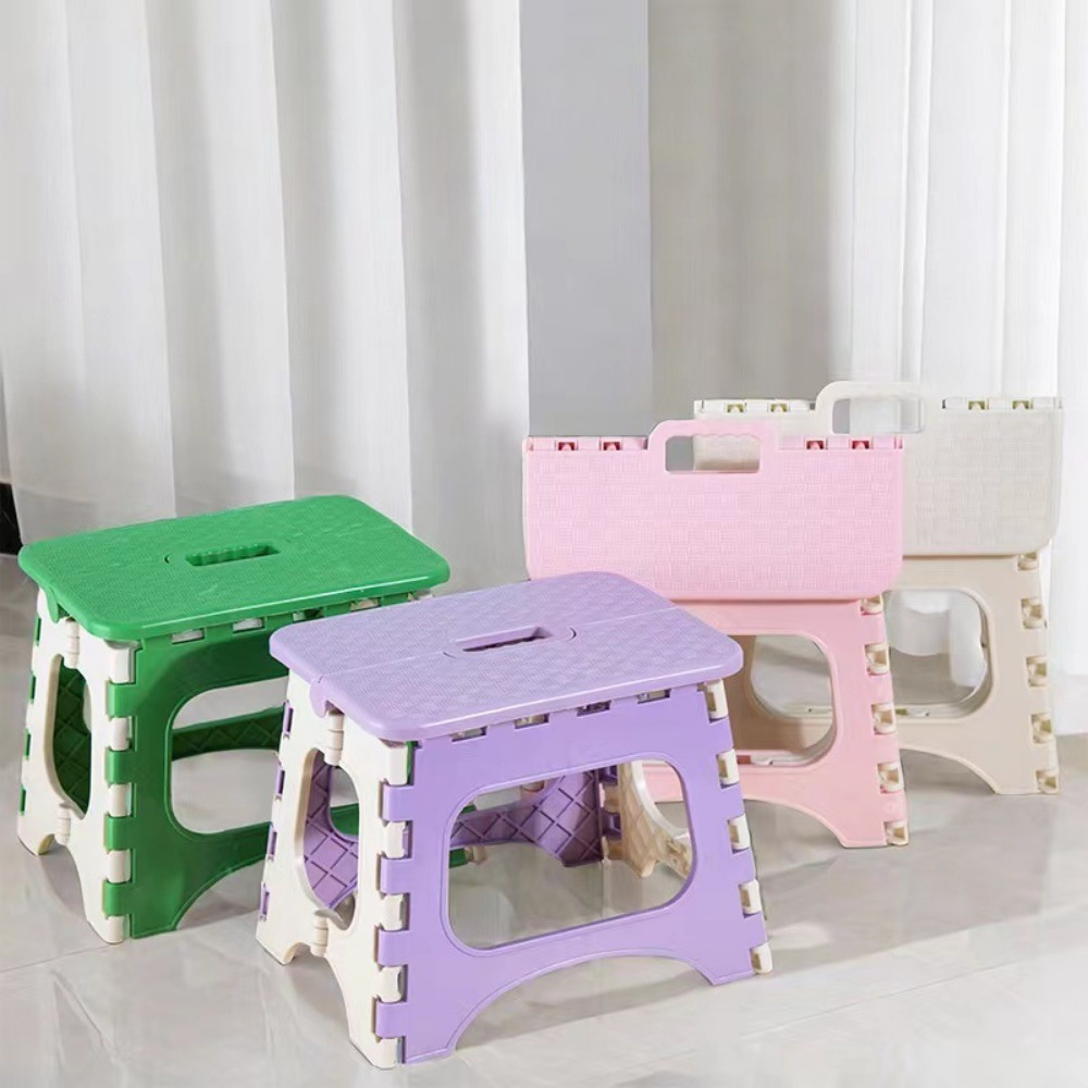 Outdoor Folding Stool, Mini Low Stool, Household Folding Children's Small Stool, Thick and Portable Stool