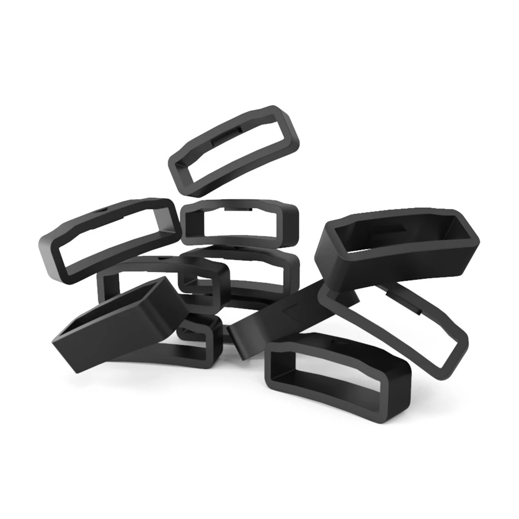 5-20pcs 20MM22MM 26MM Rubber Strap Belt Loops Watch Strap Holder Lock Replacement Loops Strap holder for Carmine Huawei watches