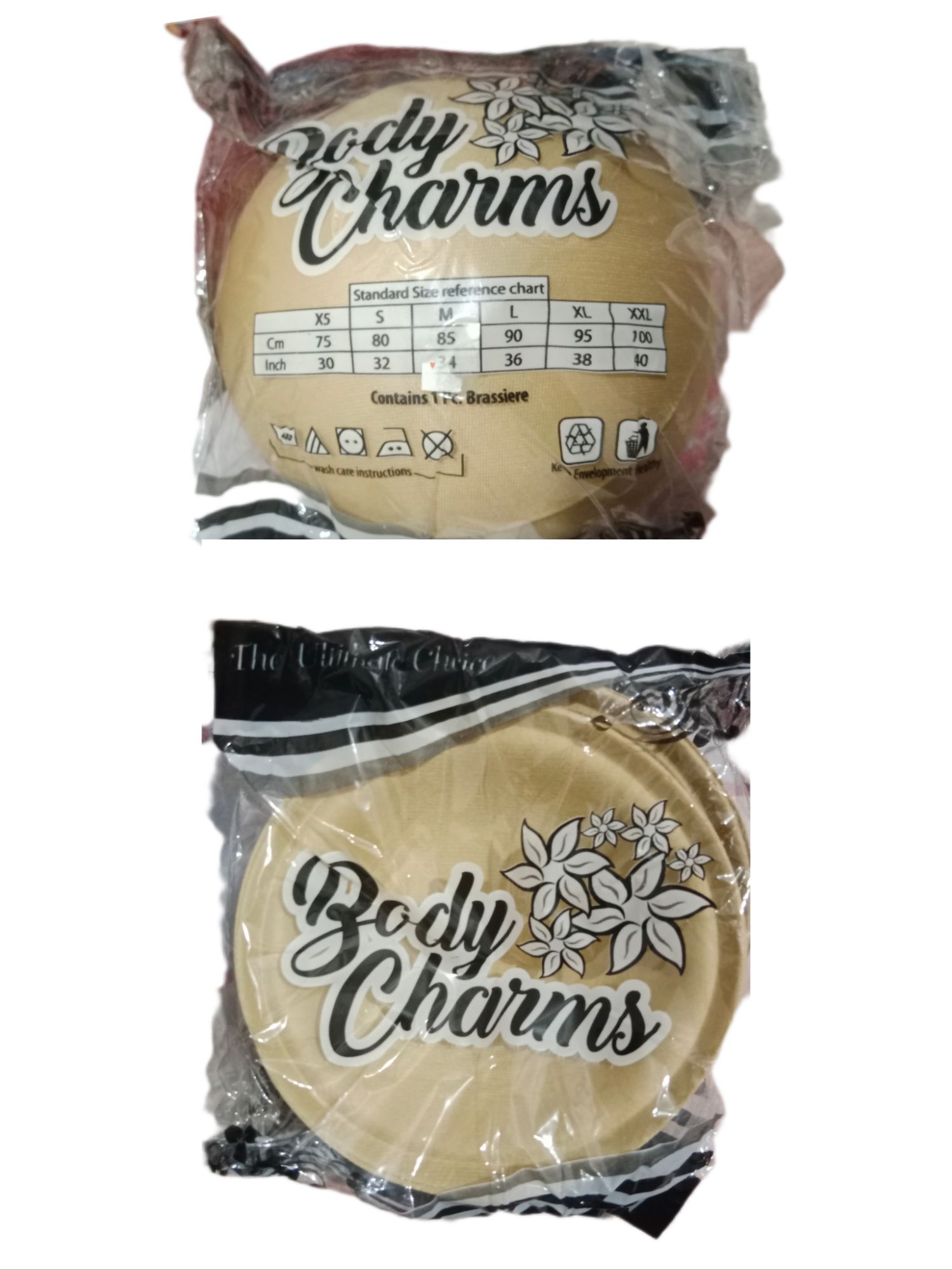 Body Charms Premium Padded Bra for Women - Comfortable & Stylish - Size 32 to 40 (Pack of 1)