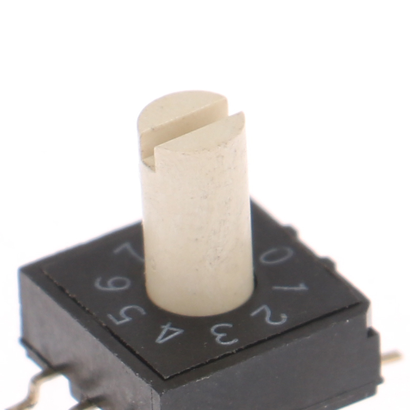 1PC RM3HAF-10 Rotary Dial Switch 10 0-9 Coding Patch 3:3 With Handle