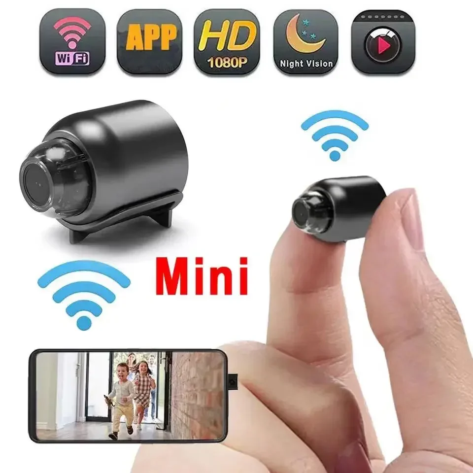 HD Mini Camera Wifi IP Smart Home Indoor Night Vision AI Human Camcorder Audio Video Security Surveillance Camera