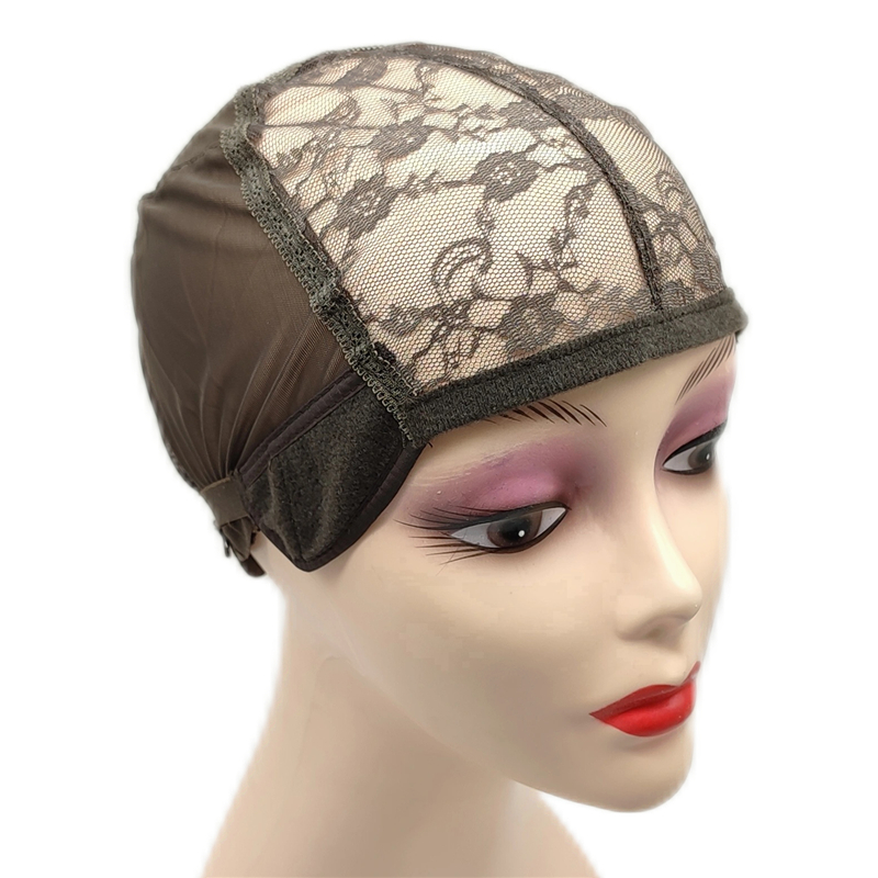 1PC Brown Adjustable Wig Making Cap Weave Cap, 3 Sizes Stretch Wig Cap for Wig Making & Custom Wig Construction