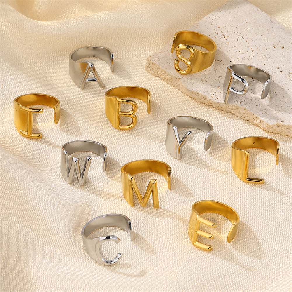 Kissmoon Vintage C Shape Hoop Stainless Steel Gold Color Earring for Women Minimalist Studs Dainty Fashion Party Jewelry