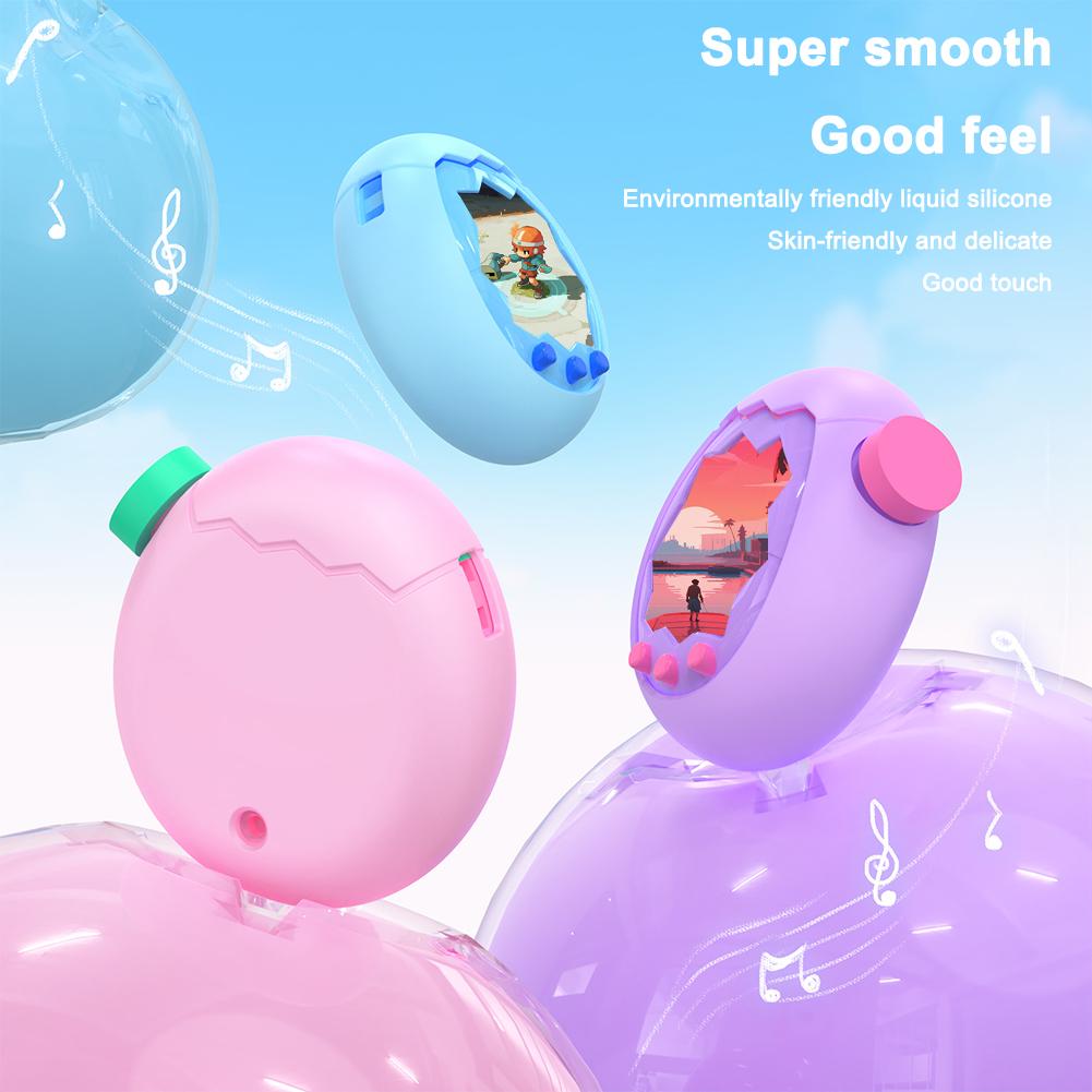 For Tamagotchi Paradise Silicone Full Cover Case Non-Slip Liquid Silicone Cute Protective Cover Soft Shell Game Accessories