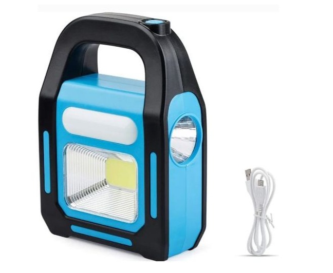 Portable USB Rechargeable LED Flashlight Torch - High Brightness, Multiple Modes, Durable & Lightweight for Outdoor, Home & Emergency Use (Color May Vary