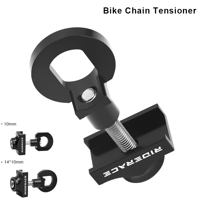 1× Aluminum Alloy Bike Chain Tension Guard Bolt Screw Single Speed Adjuster Bicycle Chain Tensioner Fastener Cycling Accessories