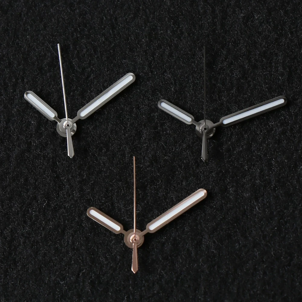 8.5*12.5*12.5mm NH35 Watch Hand Set for Seiko Nautilus NH35 Movement Watch Needle Hands Green Lume Silver Gold Accessories