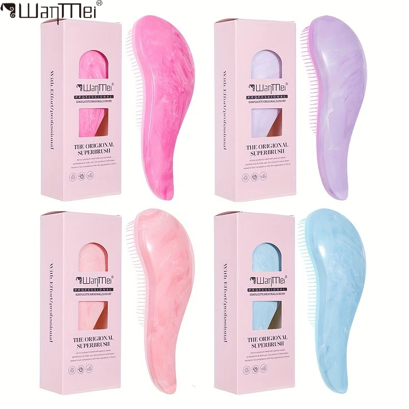 1Pcs Scalp Massage Detangling Brush Anti-Static Smooth Removes Hair Knots Comb For Salon Hairdressing Tools